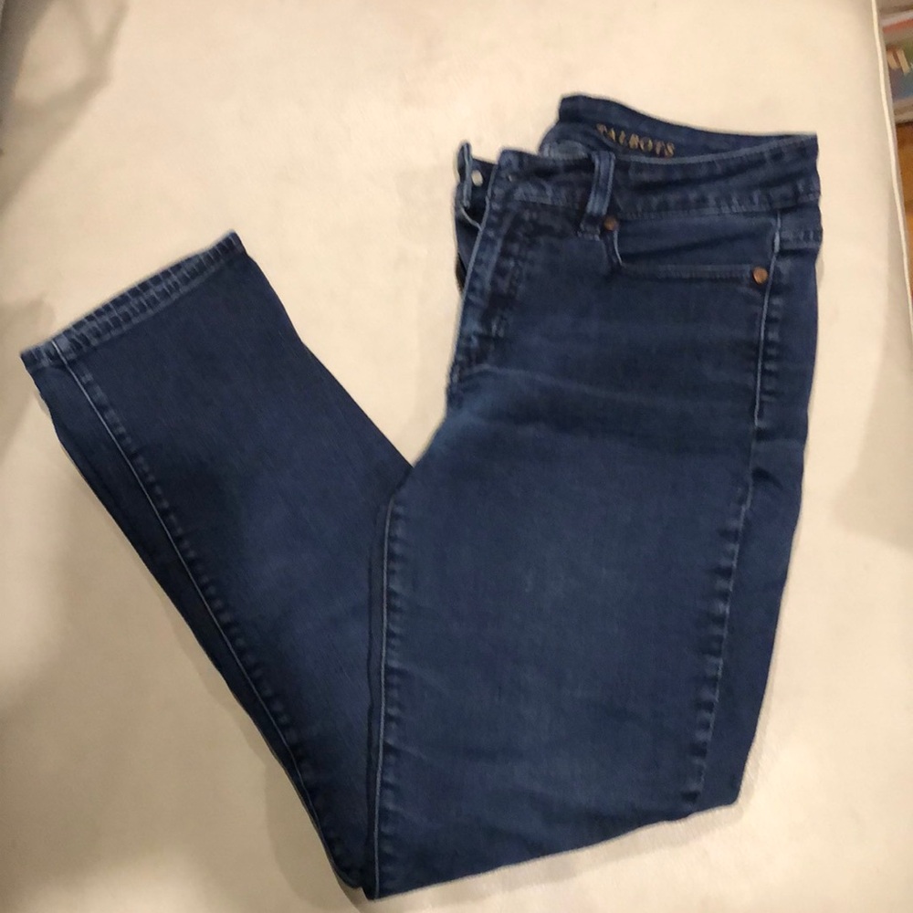 Talbots ‘curvy’ straight blue jeans